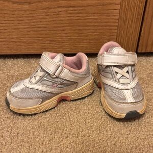 Nike Pink and Gray Athletic Shoes Size 5C